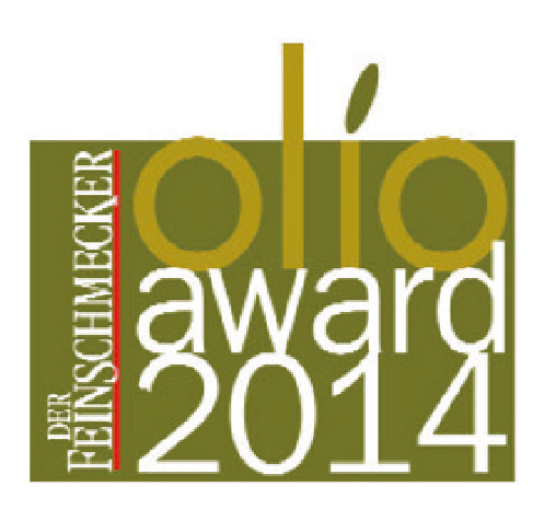 Das Native Olivenöl ''Il Cavallino'' Special Edition wird 2013 an dem in Jerusalem zum 6. Mal stattfindenden wettbewerb Olivinus mit dem preis Prestigio Oro Ausgezeichnet